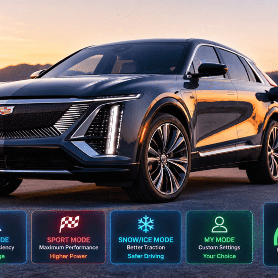 Do The Driving Modes In Cadillac Lyriq Offer Different Ranges Or Battery Usages?