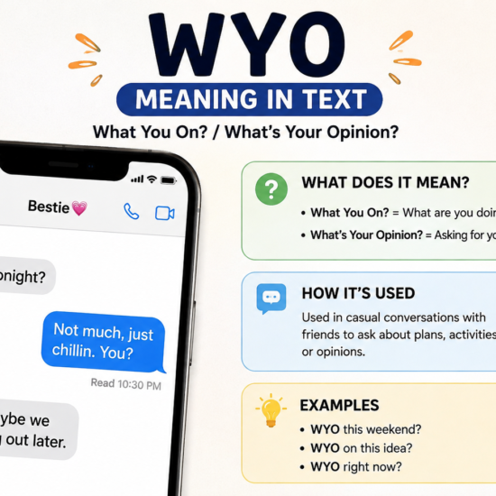 wyo meaning in text
