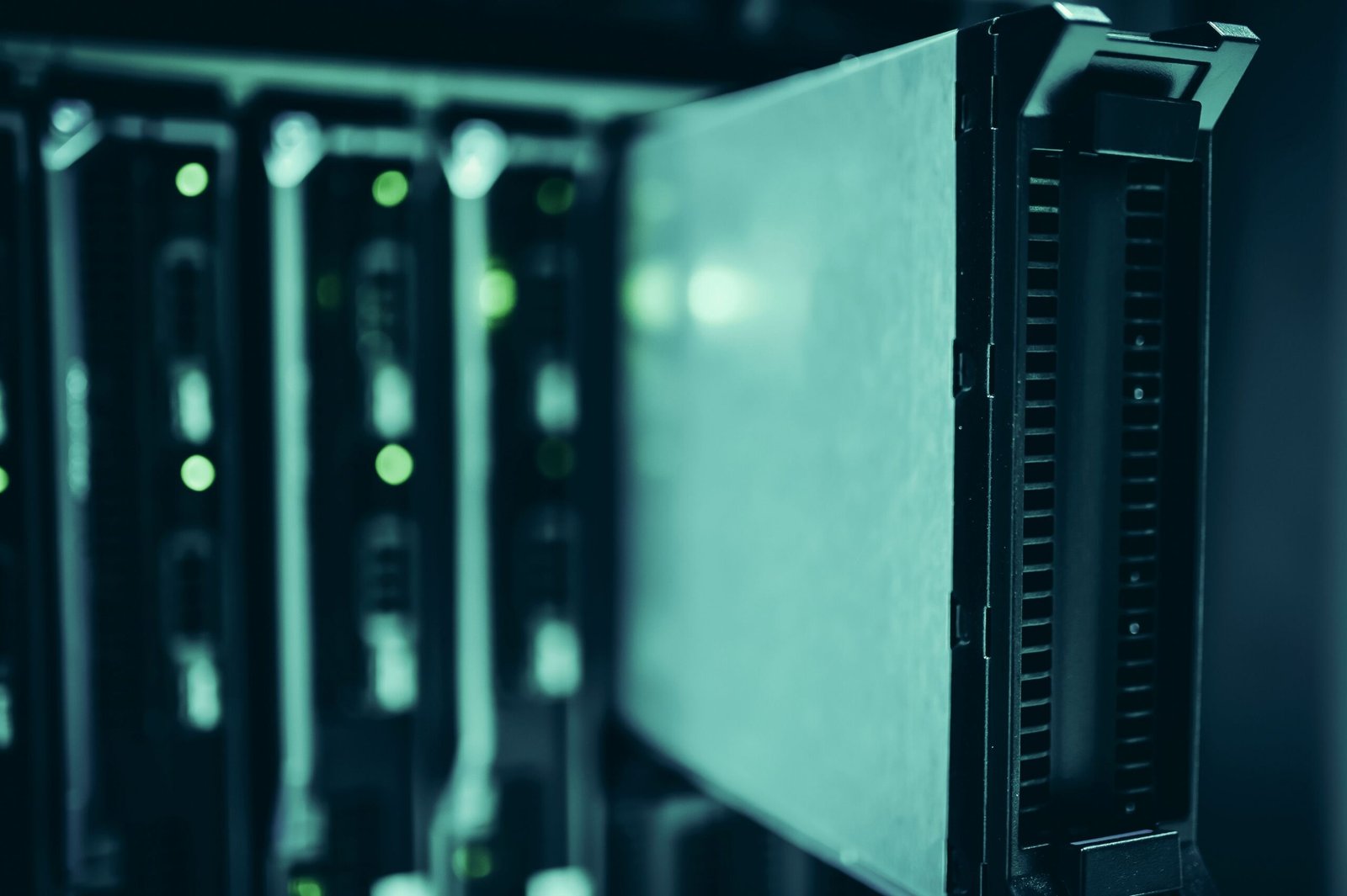 What is a proxy vs VPN: data center server racks routing internet traffic
